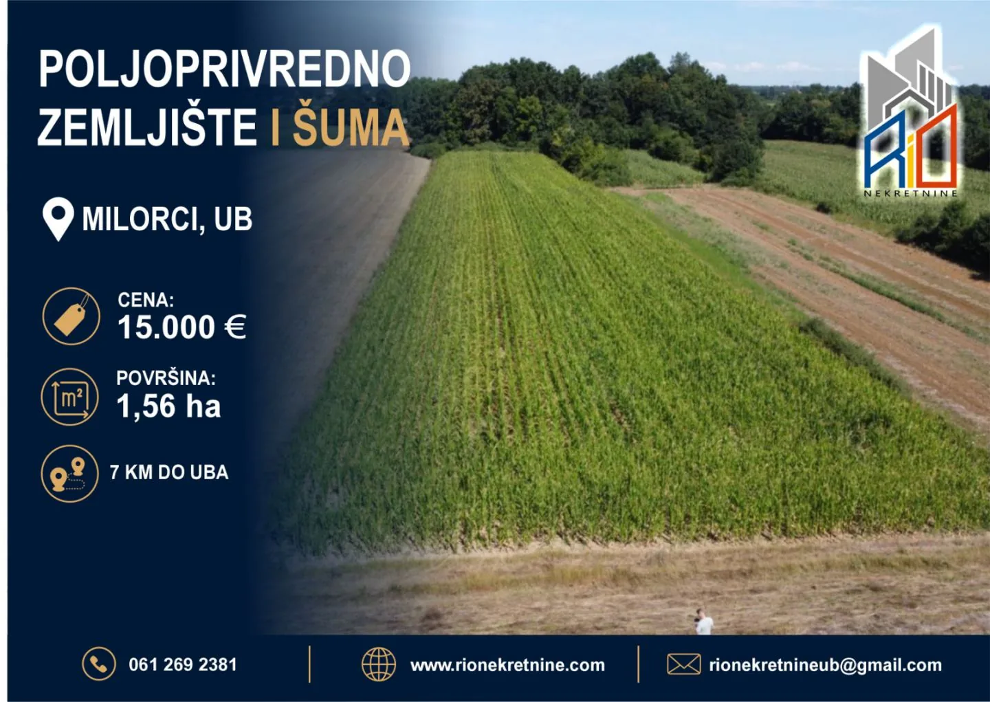 Poljoprivredno zemljište i šuma