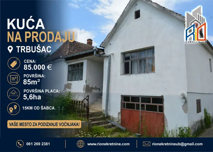 Seosko domaćinstvo sa 5.6ha u  Trbušcu